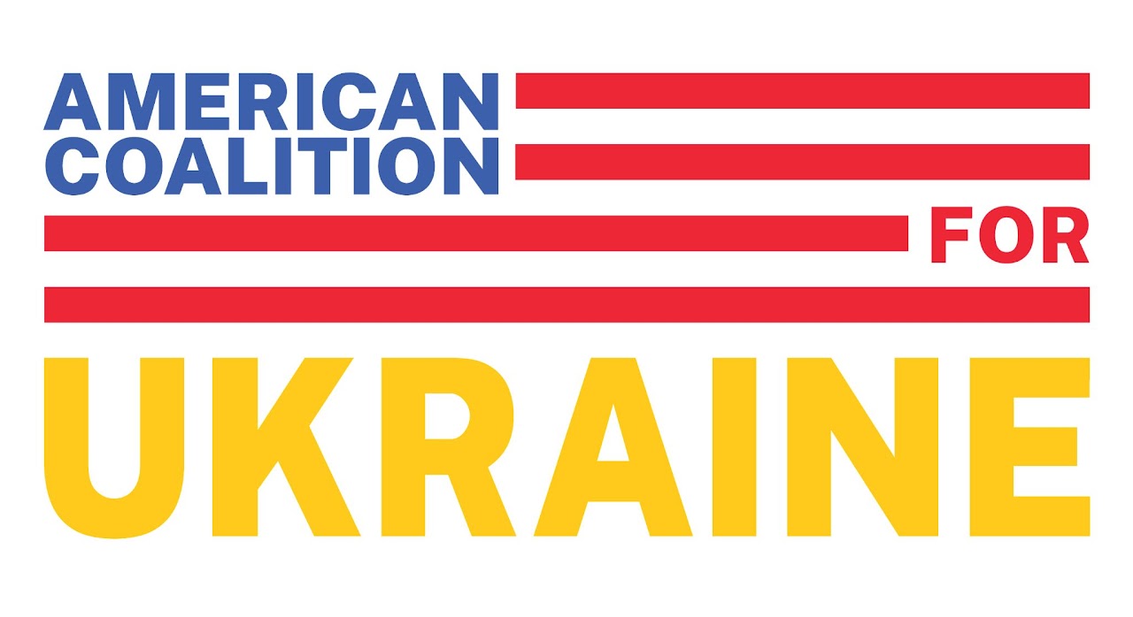 The American Coalition for Ukraine logo