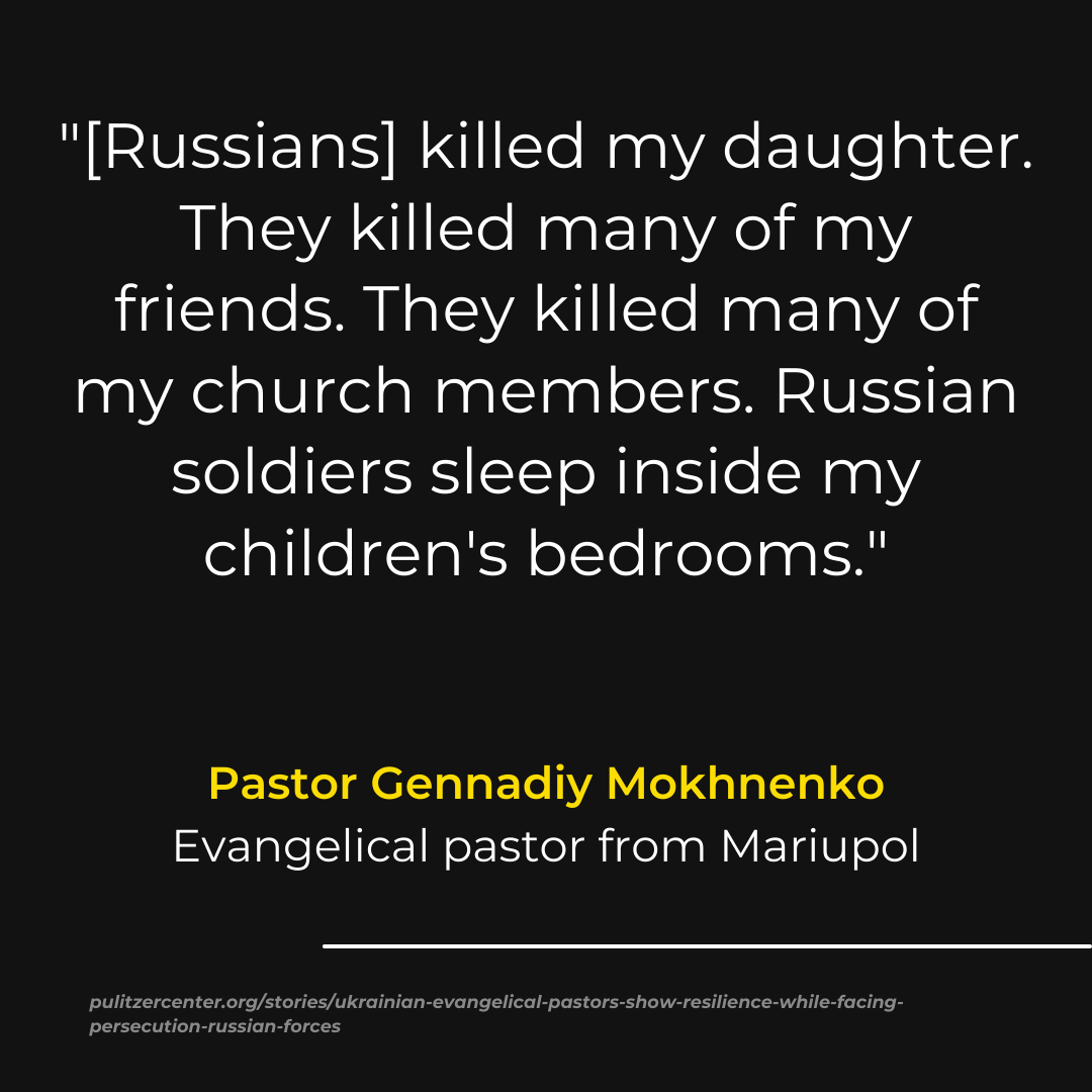 Quote: They killed my daughter. They killed many of my friends. …